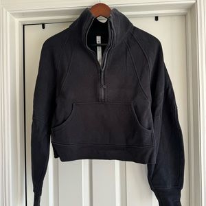 Lululemon scuba oversized funnel neck half zip - size XS/S